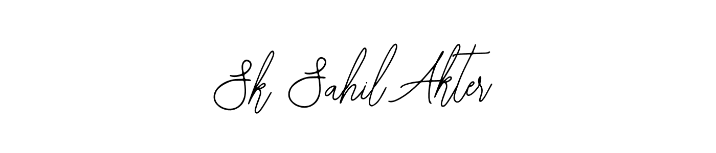 Use a signature maker to create a handwritten signature online. With this signature software, you can design (Bearetta-2O07w) your own signature for name Sk Sahil Akter. Sk Sahil Akter signature style 12 images and pictures png