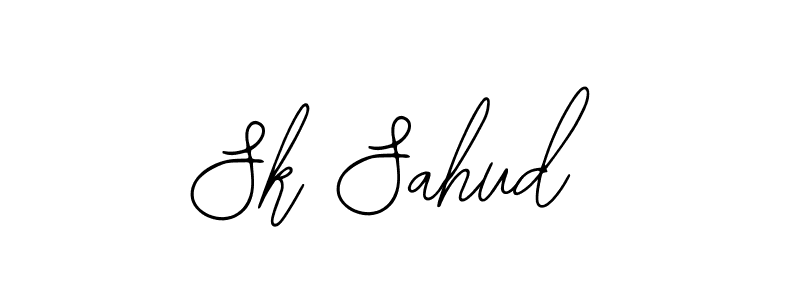Use a signature maker to create a handwritten signature online. With this signature software, you can design (Bearetta-2O07w) your own signature for name Sk Sahud. Sk Sahud signature style 12 images and pictures png