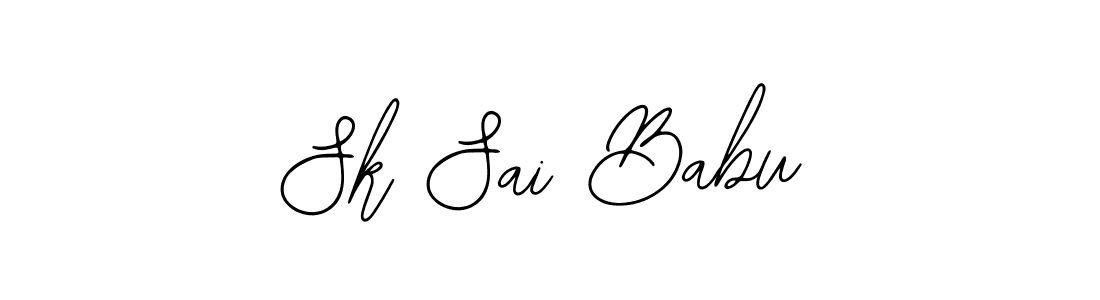 Similarly Bearetta-2O07w is the best handwritten signature design. Signature creator online .You can use it as an online autograph creator for name Sk Sai Babu. Sk Sai Babu signature style 12 images and pictures png