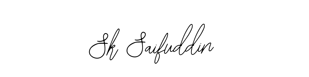 Make a beautiful signature design for name Sk Saifuddin. With this signature (Bearetta-2O07w) style, you can create a handwritten signature for free. Sk Saifuddin signature style 12 images and pictures png