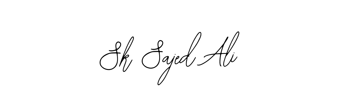 Also we have Sk Sajed Ali name is the best signature style. Create professional handwritten signature collection using Bearetta-2O07w autograph style. Sk Sajed Ali signature style 12 images and pictures png