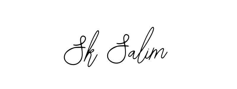 if you are searching for the best signature style for your name Sk Salim. so please give up your signature search. here we have designed multiple signature styles  using Bearetta-2O07w. Sk Salim signature style 12 images and pictures png