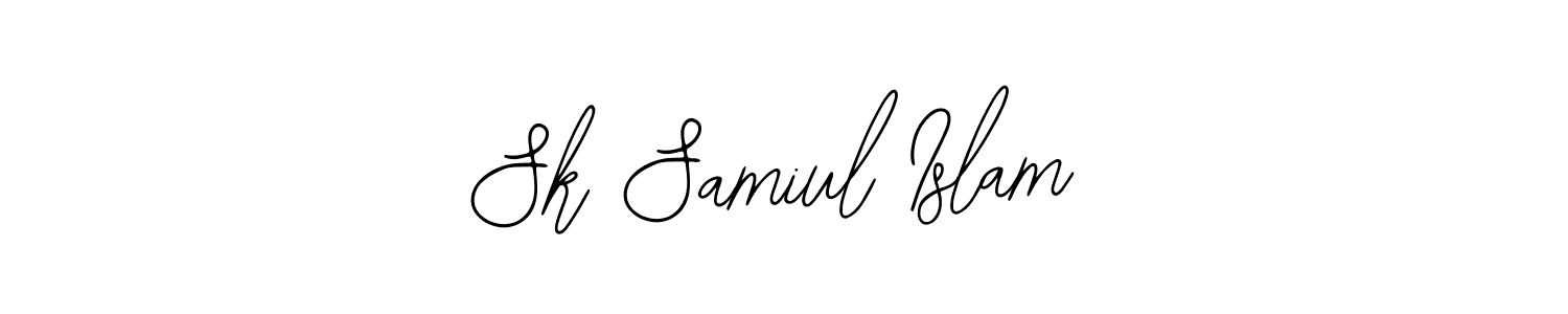 Make a beautiful signature design for name Sk Samiul Islam. With this signature (Bearetta-2O07w) style, you can create a handwritten signature for free. Sk Samiul Islam signature style 12 images and pictures png