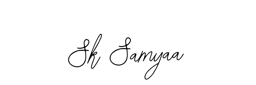 Make a beautiful signature design for name Sk Samyaa. Use this online signature maker to create a handwritten signature for free. Sk Samyaa signature style 12 images and pictures png