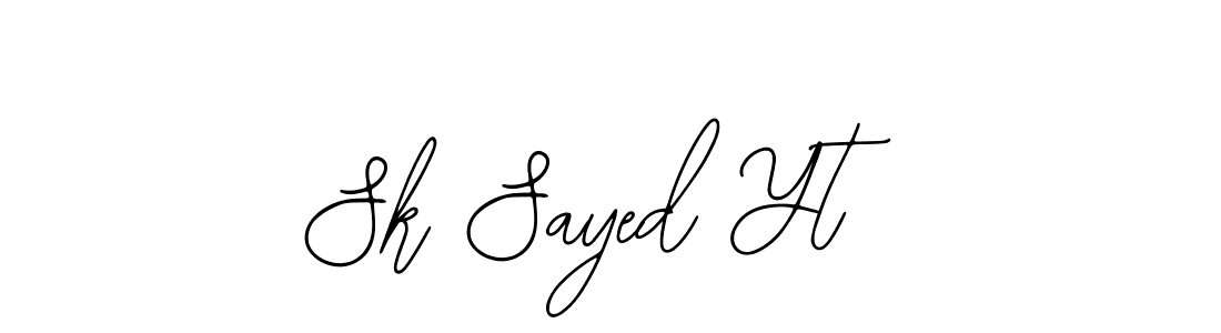 Sk Sayed Yt stylish signature style. Best Handwritten Sign (Bearetta-2O07w) for my name. Handwritten Signature Collection Ideas for my name Sk Sayed Yt. Sk Sayed Yt signature style 12 images and pictures png