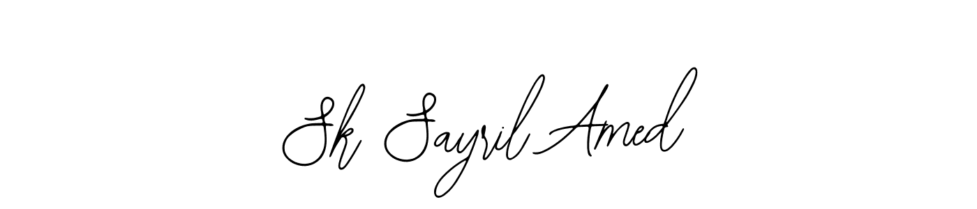 Make a beautiful signature design for name Sk Sayril Amed. With this signature (Bearetta-2O07w) style, you can create a handwritten signature for free. Sk Sayril Amed signature style 12 images and pictures png