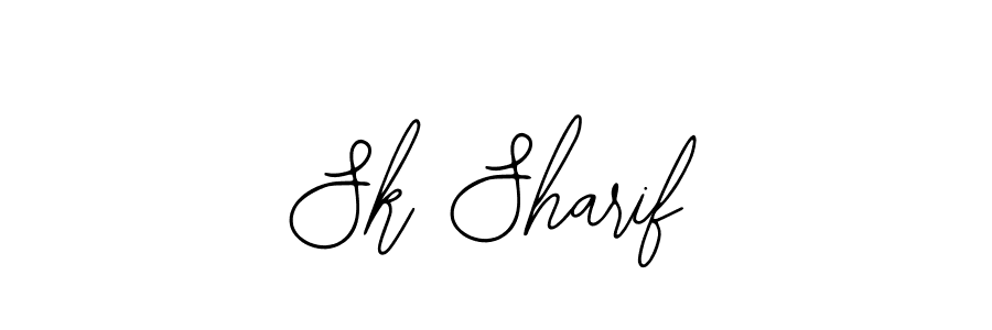 Sk Sharif stylish signature style. Best Handwritten Sign (Bearetta-2O07w) for my name. Handwritten Signature Collection Ideas for my name Sk Sharif. Sk Sharif signature style 12 images and pictures png