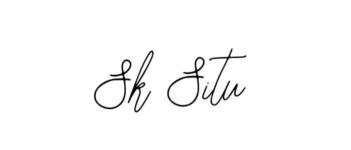 How to make Sk Situ name signature. Use Bearetta-2O07w style for creating short signs online. This is the latest handwritten sign. Sk Situ signature style 12 images and pictures png