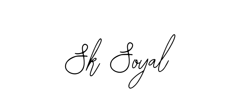 How to make Sk Soyal signature? Bearetta-2O07w is a professional autograph style. Create handwritten signature for Sk Soyal name. Sk Soyal signature style 12 images and pictures png