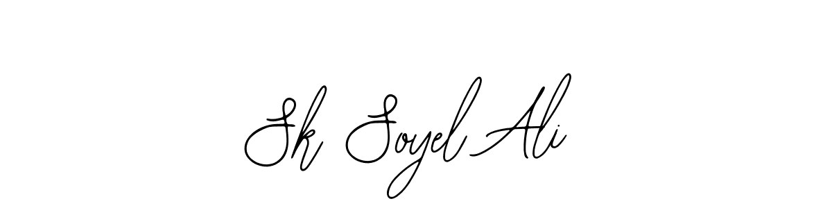 How to make Sk Soyel Ali name signature. Use Bearetta-2O07w style for creating short signs online. This is the latest handwritten sign. Sk Soyel Ali signature style 12 images and pictures png
