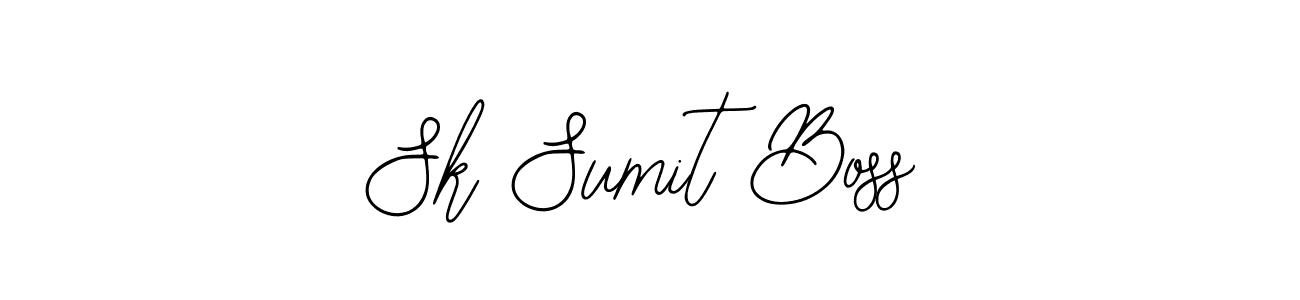 Use a signature maker to create a handwritten signature online. With this signature software, you can design (Bearetta-2O07w) your own signature for name Sk Sumit Boss. Sk Sumit Boss signature style 12 images and pictures png
