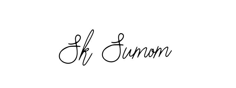 Design your own signature with our free online signature maker. With this signature software, you can create a handwritten (Bearetta-2O07w) signature for name Sk Sumom. Sk Sumom signature style 12 images and pictures png