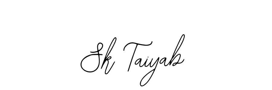 How to make Sk Taiyab signature? Bearetta-2O07w is a professional autograph style. Create handwritten signature for Sk Taiyab name. Sk Taiyab signature style 12 images and pictures png