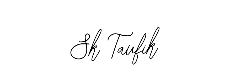 Design your own signature with our free online signature maker. With this signature software, you can create a handwritten (Bearetta-2O07w) signature for name Sk Taufik. Sk Taufik signature style 12 images and pictures png