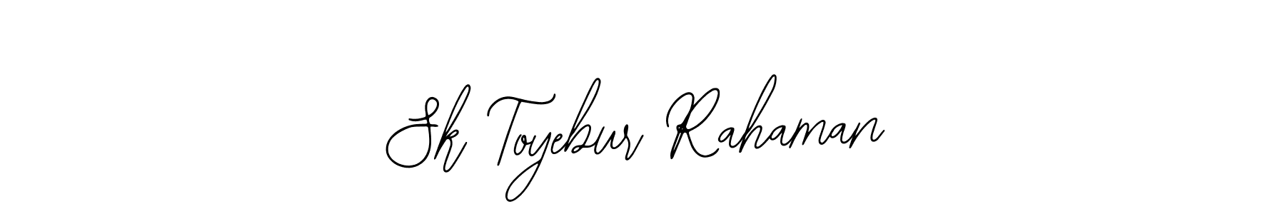 Similarly Bearetta-2O07w is the best handwritten signature design. Signature creator online .You can use it as an online autograph creator for name Sk Toyebur Rahaman. Sk Toyebur Rahaman signature style 12 images and pictures png