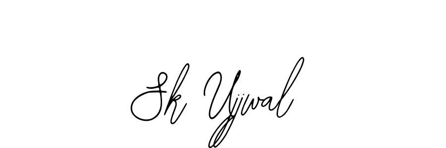 How to Draw Sk Ujjwal signature style? Bearetta-2O07w is a latest design signature styles for name Sk Ujjwal. Sk Ujjwal signature style 12 images and pictures png