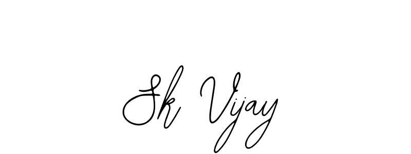 Sk Vijay stylish signature style. Best Handwritten Sign (Bearetta-2O07w) for my name. Handwritten Signature Collection Ideas for my name Sk Vijay. Sk Vijay signature style 12 images and pictures png