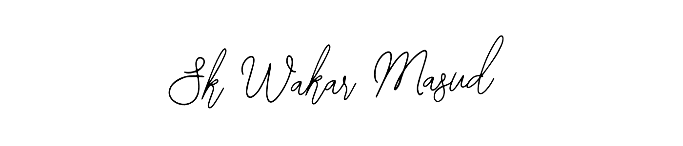 It looks lik you need a new signature style for name Sk Wakar Masud. Design unique handwritten (Bearetta-2O07w) signature with our free signature maker in just a few clicks. Sk Wakar Masud signature style 12 images and pictures png