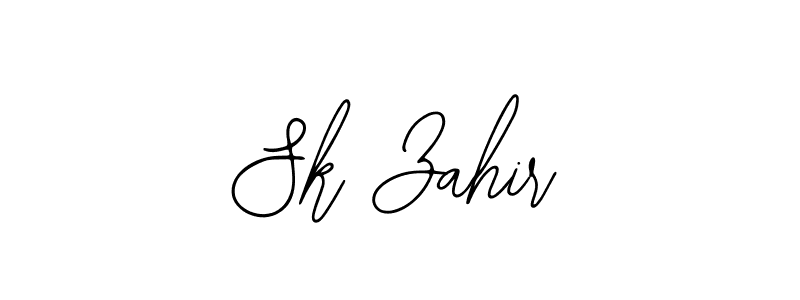 Also we have Sk Zahir name is the best signature style. Create professional handwritten signature collection using Bearetta-2O07w autograph style. Sk Zahir signature style 12 images and pictures png