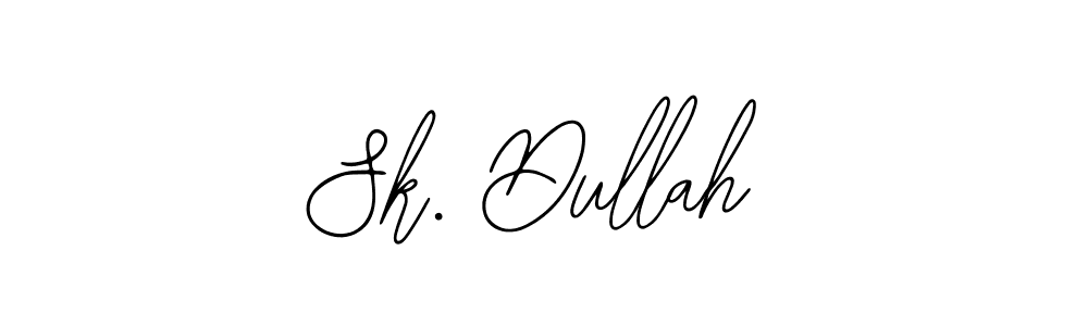 The best way (Bearetta-2O07w) to make a short signature is to pick only two or three words in your name. The name Sk. Dullah include a total of six letters. For converting this name. Sk. Dullah signature style 12 images and pictures png