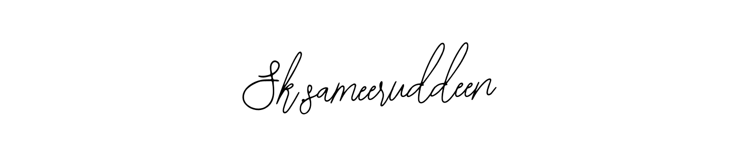 You should practise on your own different ways (Bearetta-2O07w) to write your name (Sk.sameeruddeen) in signature. don't let someone else do it for you. Sk.sameeruddeen signature style 12 images and pictures png