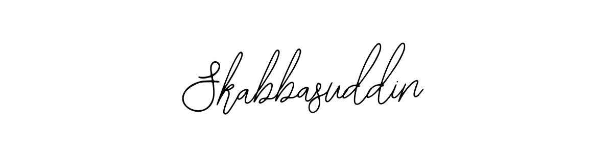 How to make Skabbasuddin signature? Bearetta-2O07w is a professional autograph style. Create handwritten signature for Skabbasuddin name. Skabbasuddin signature style 12 images and pictures png