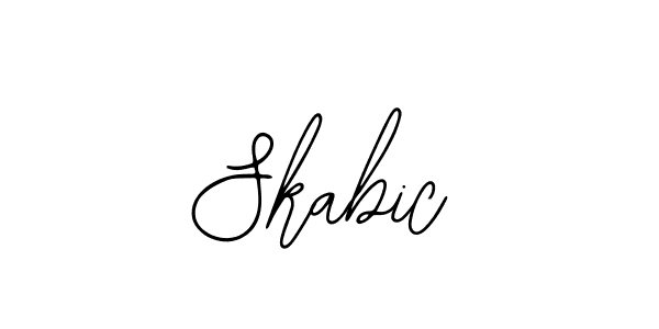 Make a beautiful signature design for name Skabic. With this signature (Bearetta-2O07w) style, you can create a handwritten signature for free. Skabic signature style 12 images and pictures png