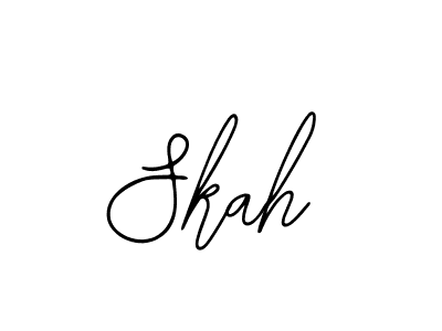 Make a beautiful signature design for name Skah. Use this online signature maker to create a handwritten signature for free. Skah signature style 12 images and pictures png