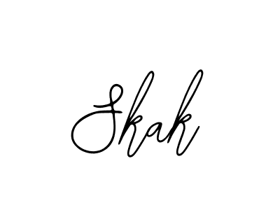 How to make Skak name signature. Use Bearetta-2O07w style for creating short signs online. This is the latest handwritten sign. Skak signature style 12 images and pictures png