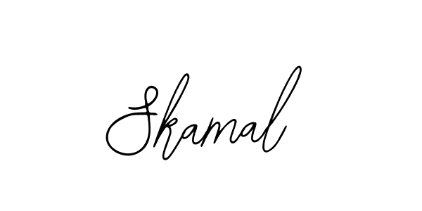 Skamal stylish signature style. Best Handwritten Sign (Bearetta-2O07w) for my name. Handwritten Signature Collection Ideas for my name Skamal. Skamal signature style 12 images and pictures png