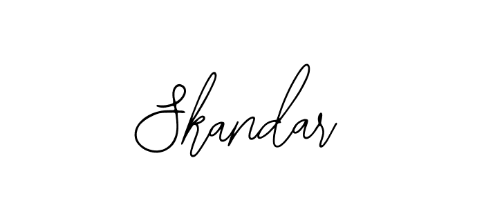 You should practise on your own different ways (Bearetta-2O07w) to write your name (Skandar) in signature. don't let someone else do it for you. Skandar signature style 12 images and pictures png