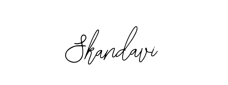 if you are searching for the best signature style for your name Skandavi. so please give up your signature search. here we have designed multiple signature styles  using Bearetta-2O07w. Skandavi signature style 12 images and pictures png