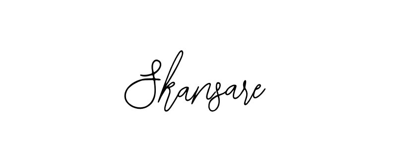 Use a signature maker to create a handwritten signature online. With this signature software, you can design (Bearetta-2O07w) your own signature for name Skansare. Skansare signature style 12 images and pictures png