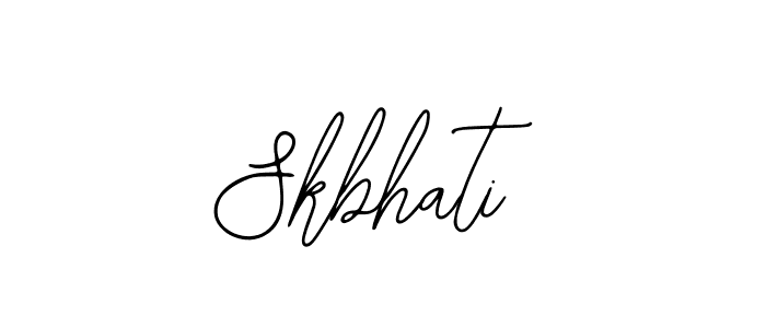 Bearetta-2O07w is a professional signature style that is perfect for those who want to add a touch of class to their signature. It is also a great choice for those who want to make their signature more unique. Get Skbhati name to fancy signature for free. Skbhati signature style 12 images and pictures png