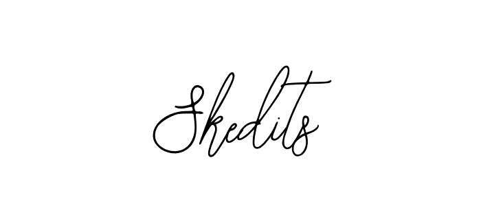 How to make Skedits signature? Bearetta-2O07w is a professional autograph style. Create handwritten signature for Skedits name. Skedits signature style 12 images and pictures png