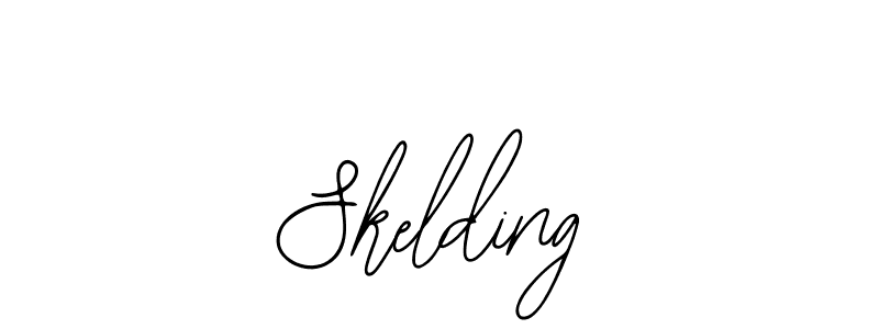 You should practise on your own different ways (Bearetta-2O07w) to write your name (Skelding) in signature. don't let someone else do it for you. Skelding signature style 12 images and pictures png