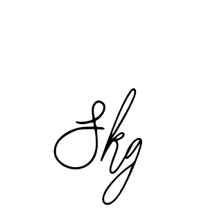 if you are searching for the best signature style for your name Skg. so please give up your signature search. here we have designed multiple signature styles  using Bearetta-2O07w. Skg signature style 12 images and pictures png