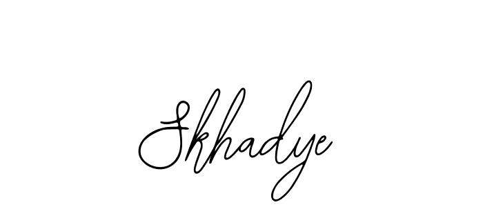 Also You can easily find your signature by using the search form. We will create Skhadye name handwritten signature images for you free of cost using Bearetta-2O07w sign style. Skhadye signature style 12 images and pictures png