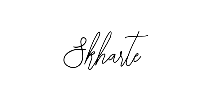 Make a beautiful signature design for name Skharte. With this signature (Bearetta-2O07w) style, you can create a handwritten signature for free. Skharte signature style 12 images and pictures png