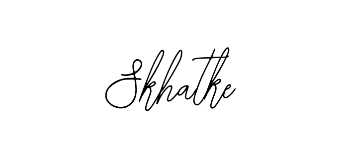 Similarly Bearetta-2O07w is the best handwritten signature design. Signature creator online .You can use it as an online autograph creator for name Skhatke. Skhatke signature style 12 images and pictures png