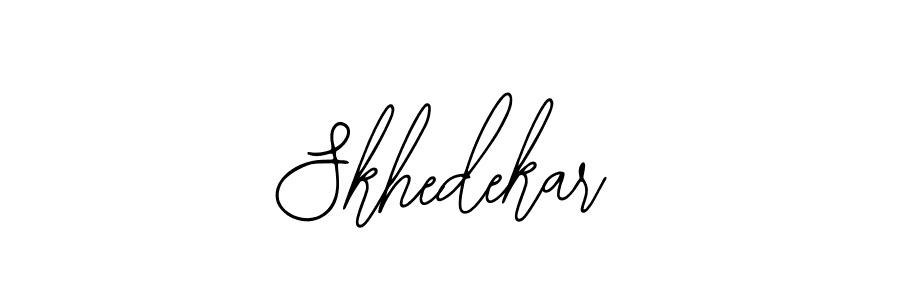 Design your own signature with our free online signature maker. With this signature software, you can create a handwritten (Bearetta-2O07w) signature for name Skhedekar. Skhedekar signature style 12 images and pictures png