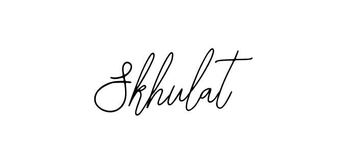 Bearetta-2O07w is a professional signature style that is perfect for those who want to add a touch of class to their signature. It is also a great choice for those who want to make their signature more unique. Get Skhulat name to fancy signature for free. Skhulat signature style 12 images and pictures png