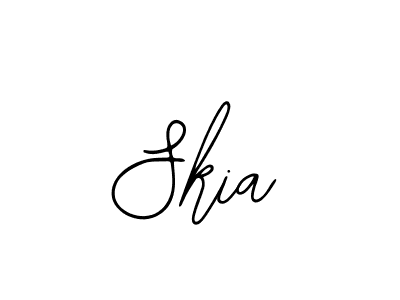 The best way (Bearetta-2O07w) to make a short signature is to pick only two or three words in your name. The name Skia include a total of six letters. For converting this name. Skia signature style 12 images and pictures png
