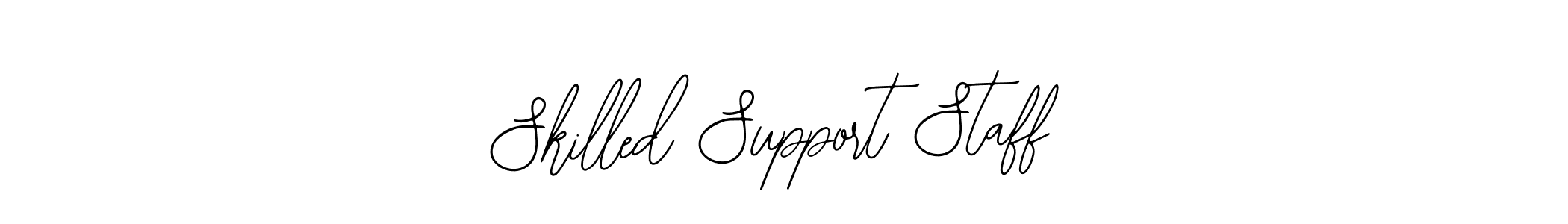 Once you've used our free online signature maker to create your best signature Bearetta-2O07w style, it's time to enjoy all of the benefits that Skilled Support Staff name signing documents. Skilled Support Staff signature style 12 images and pictures png