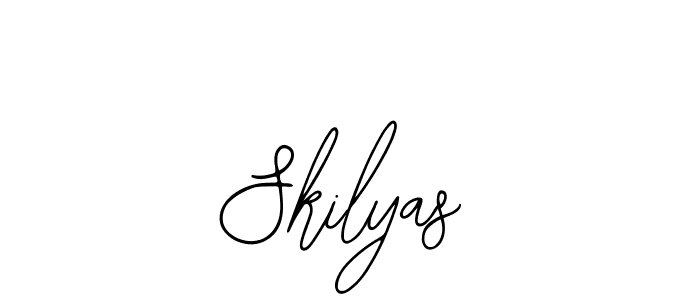 Skilyas stylish signature style. Best Handwritten Sign (Bearetta-2O07w) for my name. Handwritten Signature Collection Ideas for my name Skilyas. Skilyas signature style 12 images and pictures png