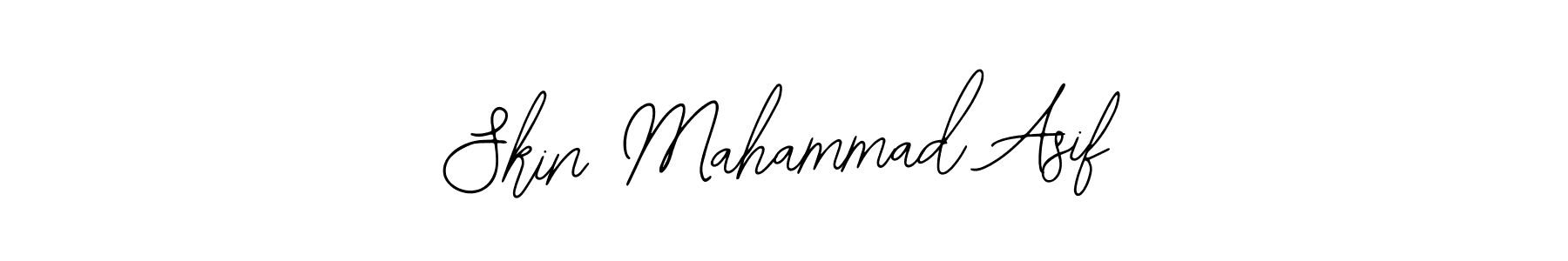 How to make Skin Mahammad Asif name signature. Use Bearetta-2O07w style for creating short signs online. This is the latest handwritten sign. Skin Mahammad Asif signature style 12 images and pictures png
