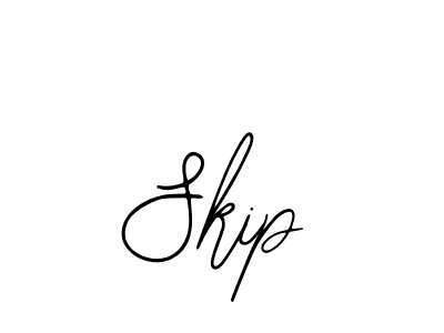 How to make Skip signature? Bearetta-2O07w is a professional autograph style. Create handwritten signature for Skip name. Skip signature style 12 images and pictures png