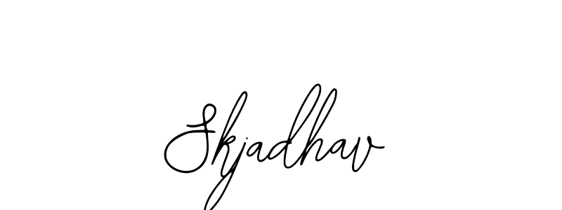 The best way (Bearetta-2O07w) to make a short signature is to pick only two or three words in your name. The name Skjadhav include a total of six letters. For converting this name. Skjadhav signature style 12 images and pictures png