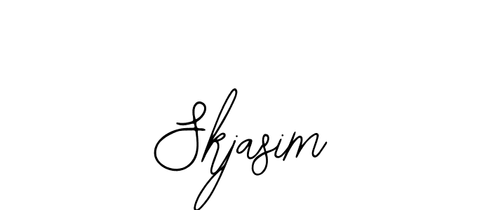 Skjasim stylish signature style. Best Handwritten Sign (Bearetta-2O07w) for my name. Handwritten Signature Collection Ideas for my name Skjasim. Skjasim signature style 12 images and pictures png