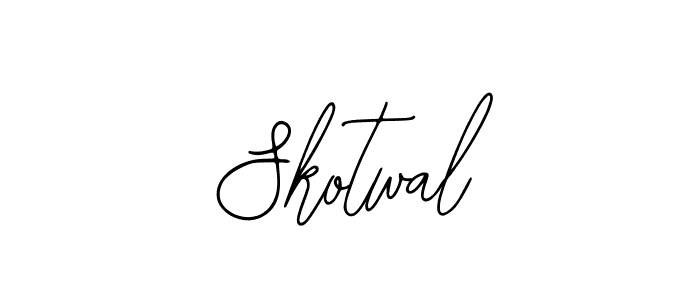 You should practise on your own different ways (Bearetta-2O07w) to write your name (Skotwal) in signature. don't let someone else do it for you. Skotwal signature style 12 images and pictures png